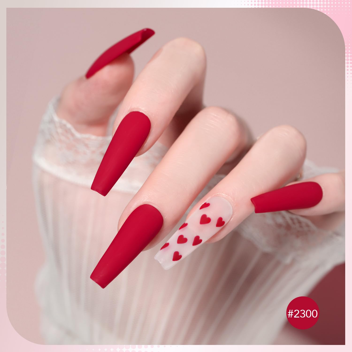 Amazon.com : GAOY Pink Red Gel Nail Polish Set, 6 Colors, UV Gel